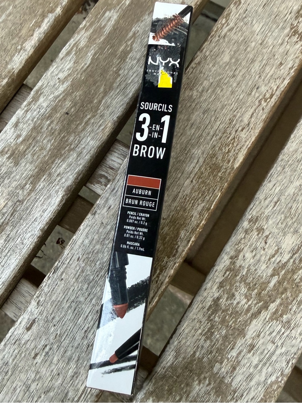 NYX Professional Makeup pencil 3-in-1 Brow - Auburn